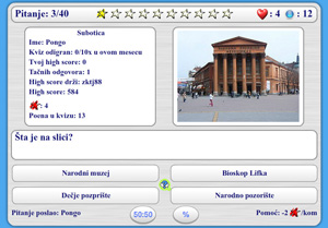 Slika kviza pod nazivom Subotica