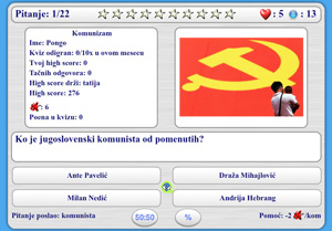 Slika kviza pod nazivom Komunizam