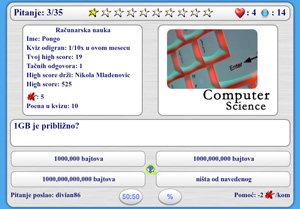 Slika kviza pod nazivom Računarska nauka